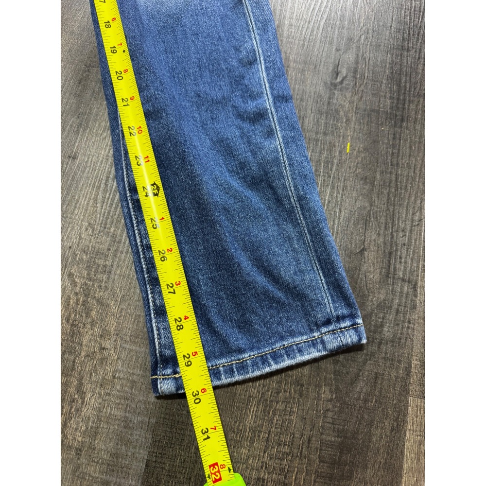 KanCan KC9241M Medium Wash Distressed Straight Leg Jeans Women Size 1/24 - Picture 5 of 5